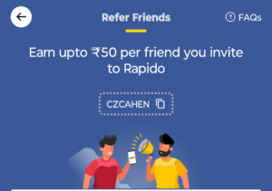 rapido referral code