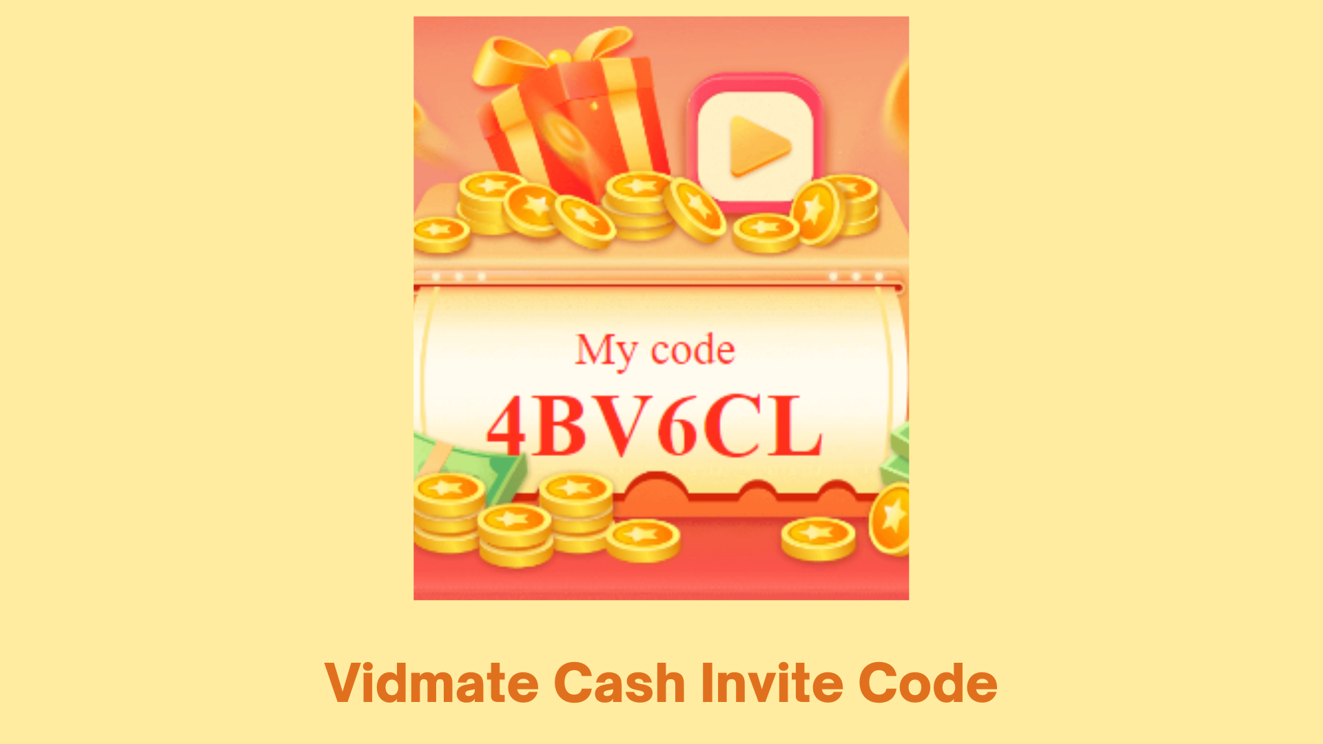 Vidmate Cash Invite Code