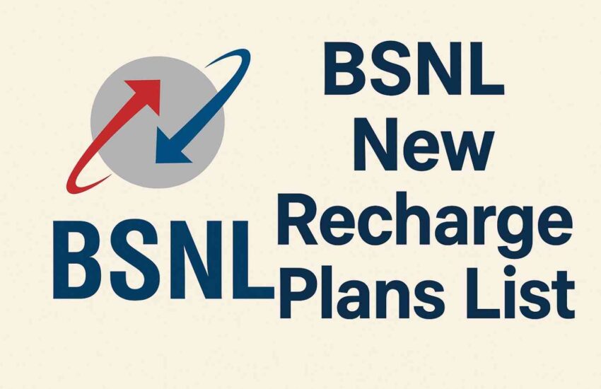 BSNL New Recharge Plans List