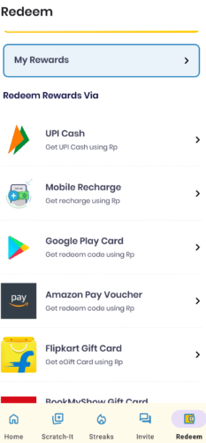 RP Rewards app