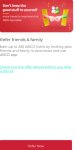 ABCD app referral code
