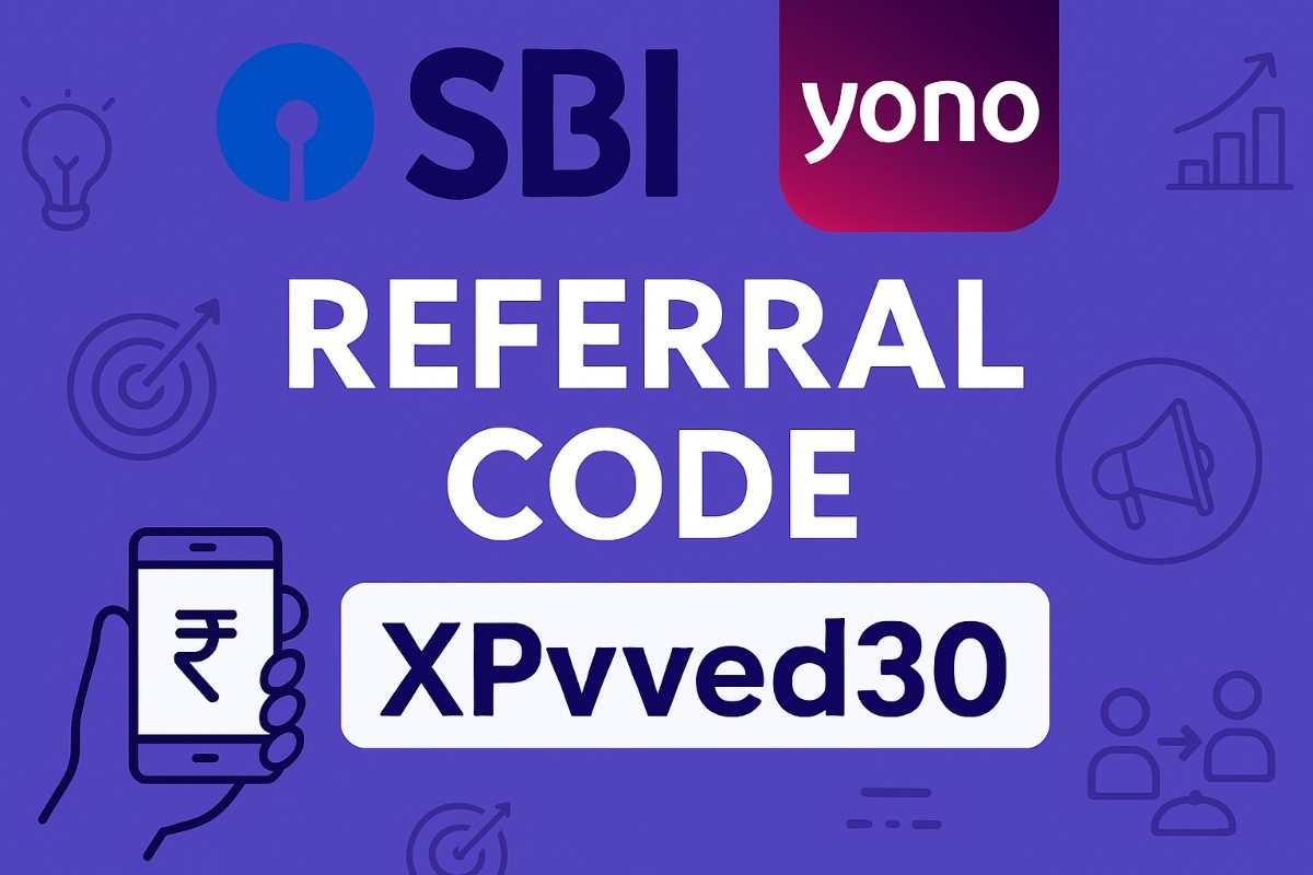SBI Yono Referral Code “XPvved30” – Get 300 Reward Points on Signup