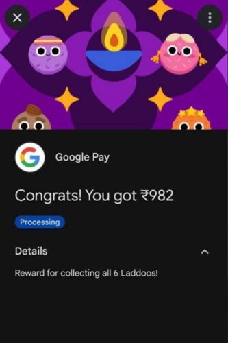 Google Pay Vibe Laddoos Offer: Earn Up to Rs. 2020 Cashback