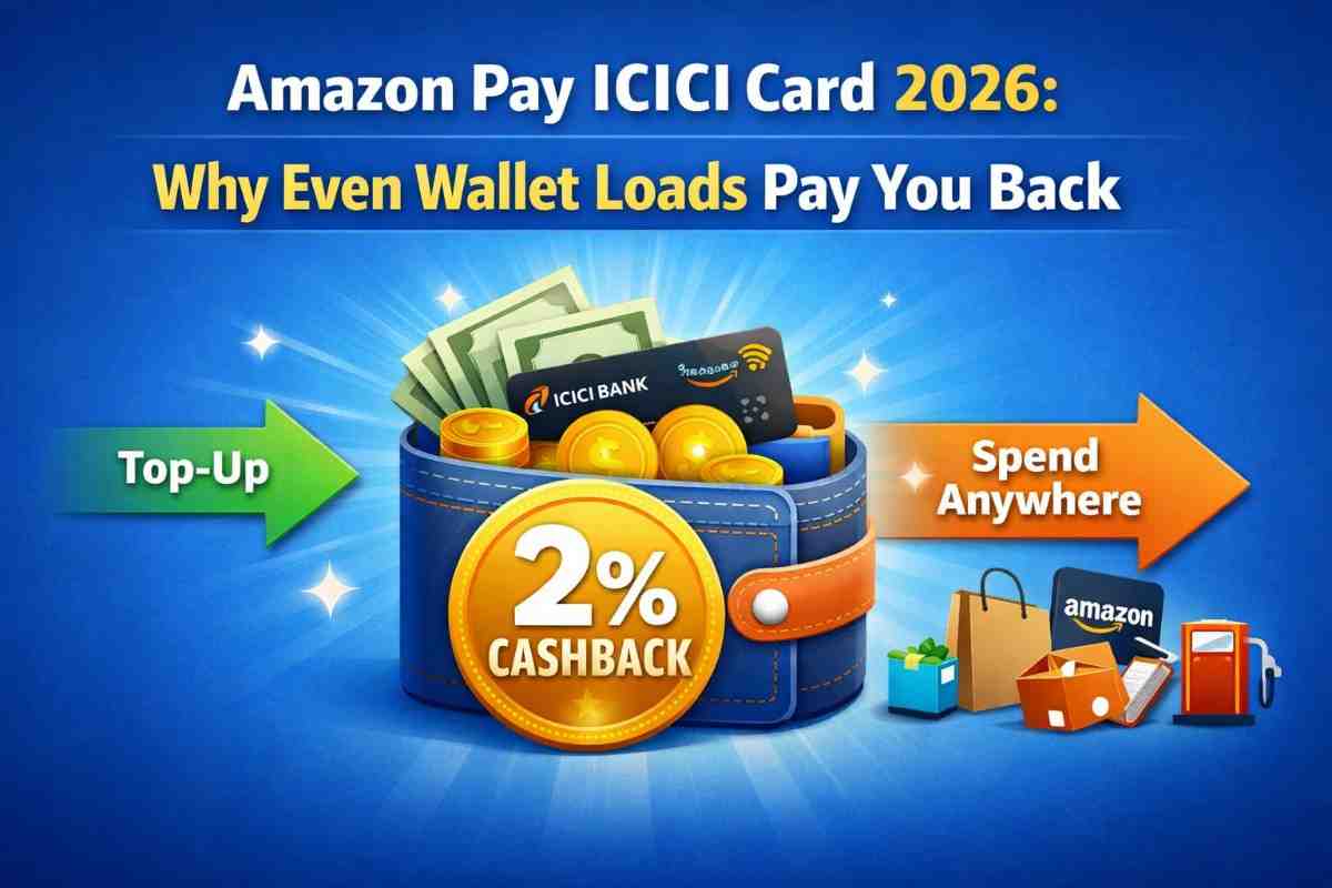Amazon Pay ICICI Bank Credit Card holders in 2026 enjoy a unique perk when loading money into their Amazon Pay wallet: every wallet top-up automatically earns cashback (2% for all users, credited as Amazon Pay balance), which is then seamlessly usable across Amazon purchases and partner merchants. This makes wallet loading itself a rewarding transaction, unlike most other credit cards