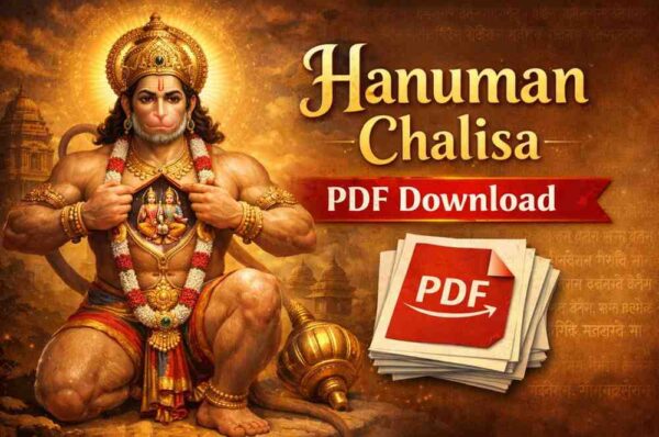 Shri Hanuman Chalisa in Hindi- श्री हनुमान चालीसा PDF Download