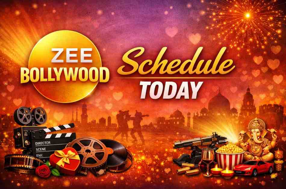 Zee Bollywood Schedule Today