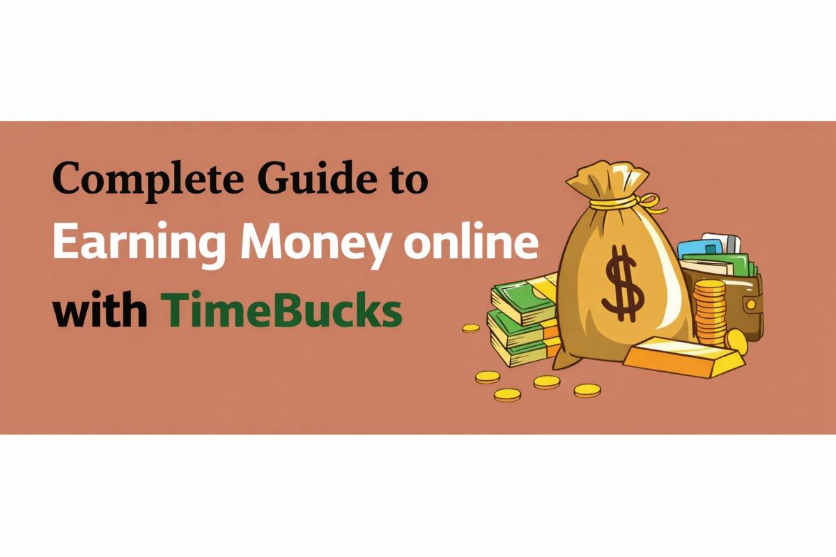 Complete Guide to Earning Money online with TimeBucks